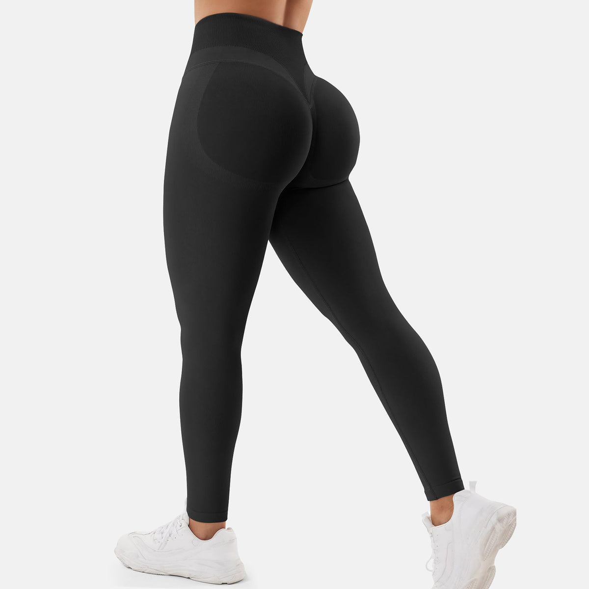 Leggings de yoga sin costuras de talle alto