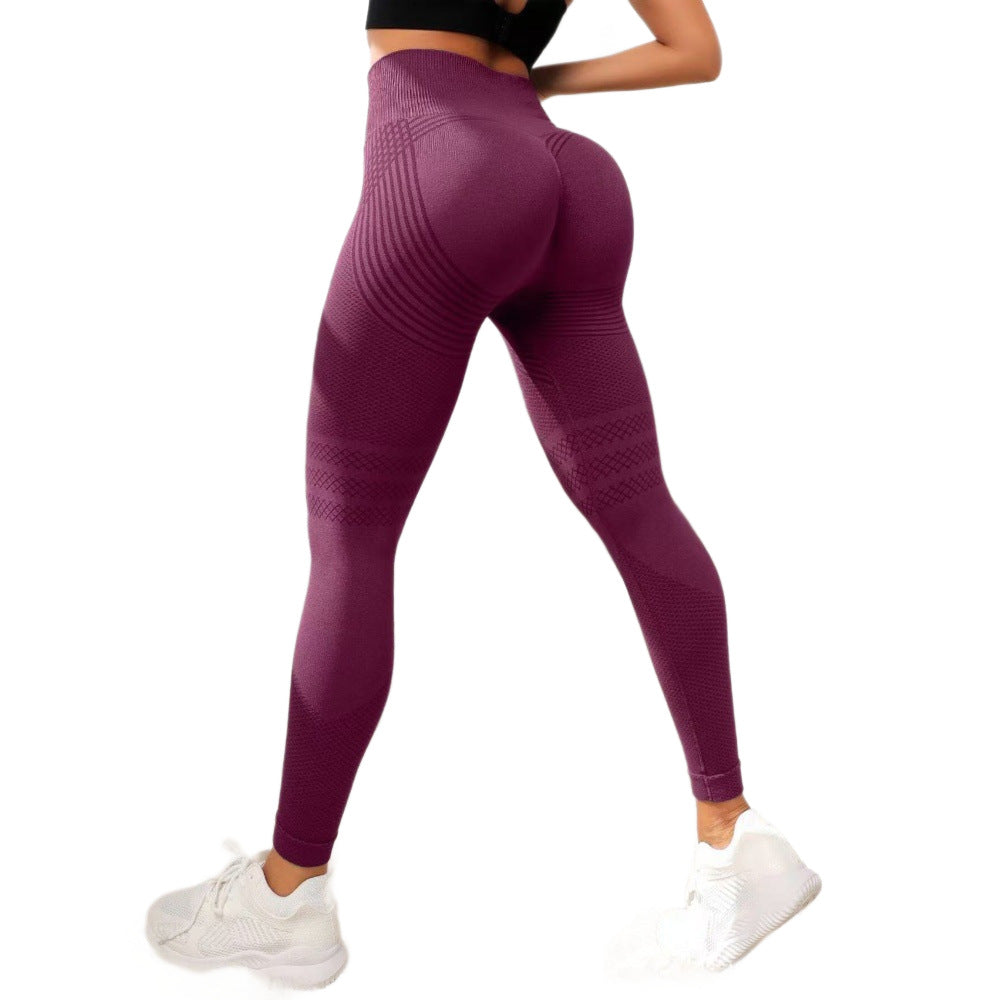 Leggings de yoga de tiro alto sin costuras