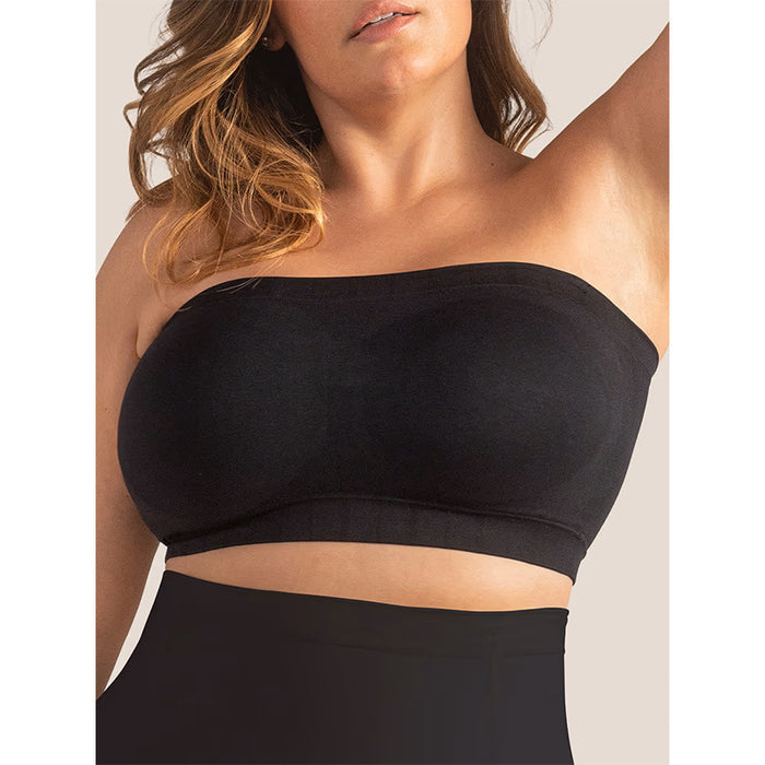 Bustier con tirantes extraíbles y copas fijas