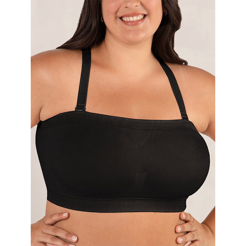 Bustier con tirantes extraíbles y copas fijas