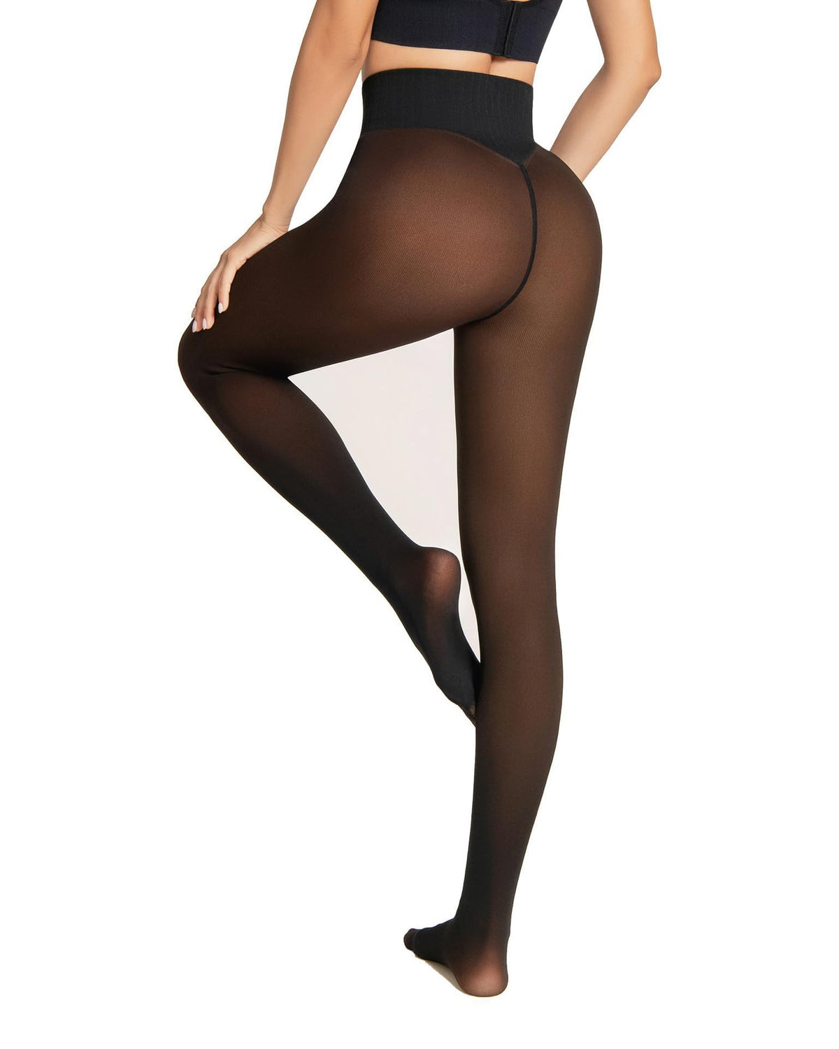 Leggings térmicos sin costuras con forro polar
