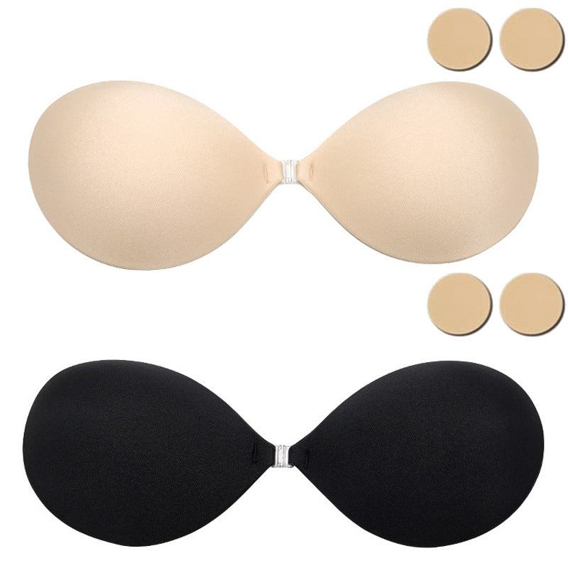 Sujetador sin tirantes push-up de silicona sin costuras
