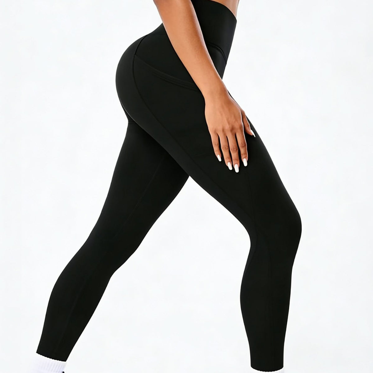 Leggings de yoga de cintura alta con bolsillos
