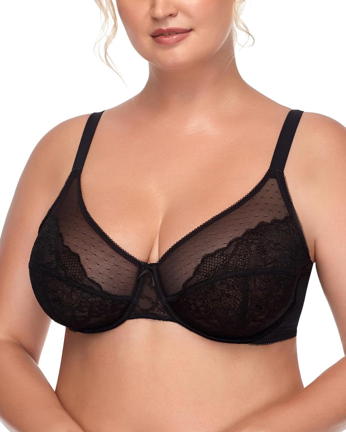 Sostén minimizador de cobertura completa con varilla para mujer