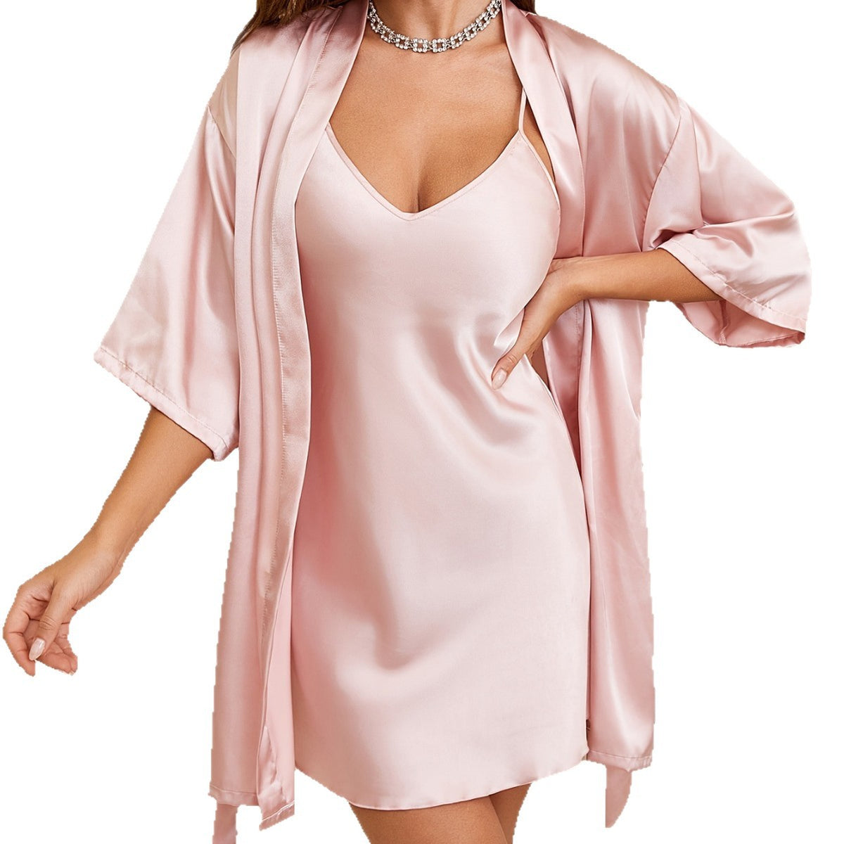 Conjunto de pijama de dos piezas para mujer