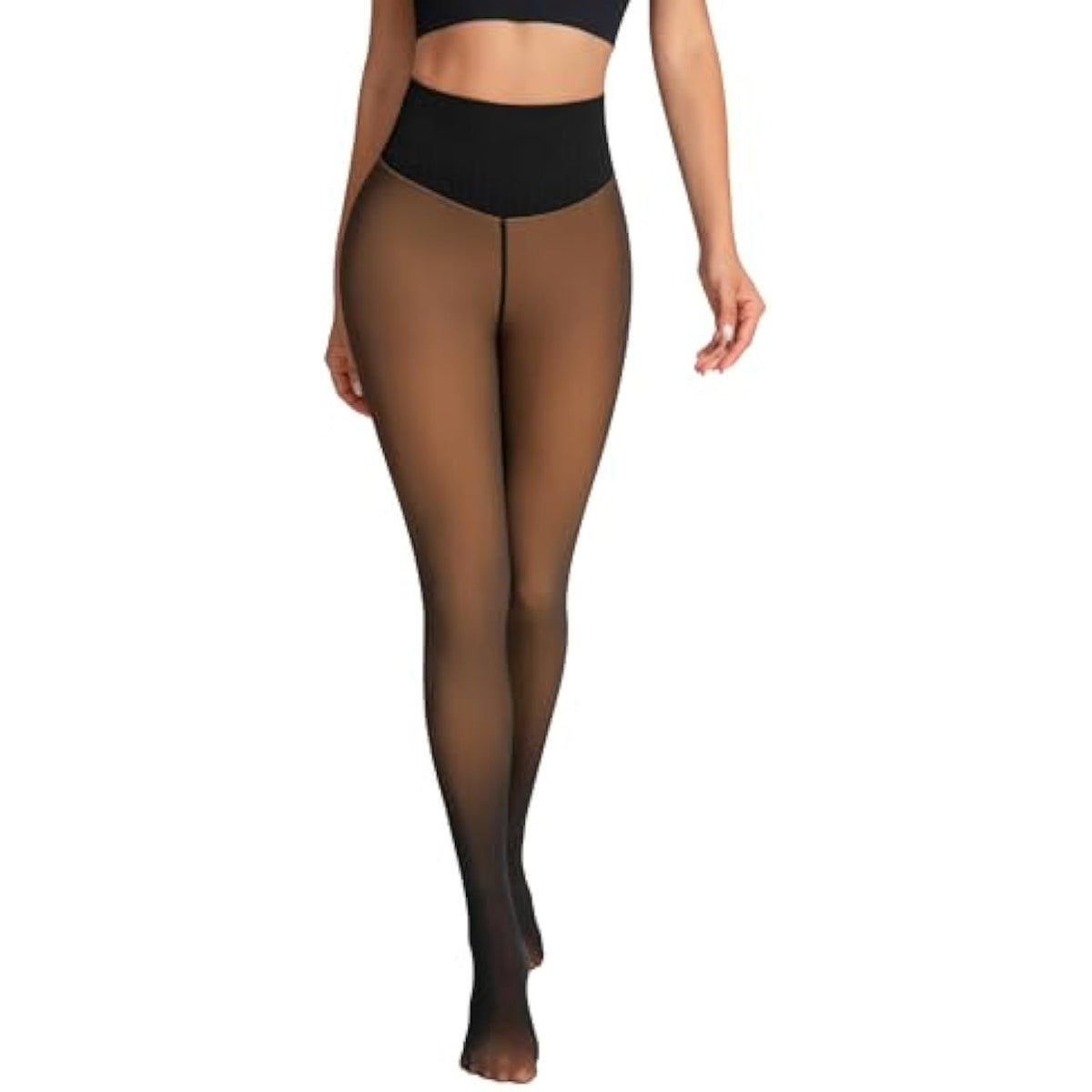Leggings térmicos sin costuras con forro polar