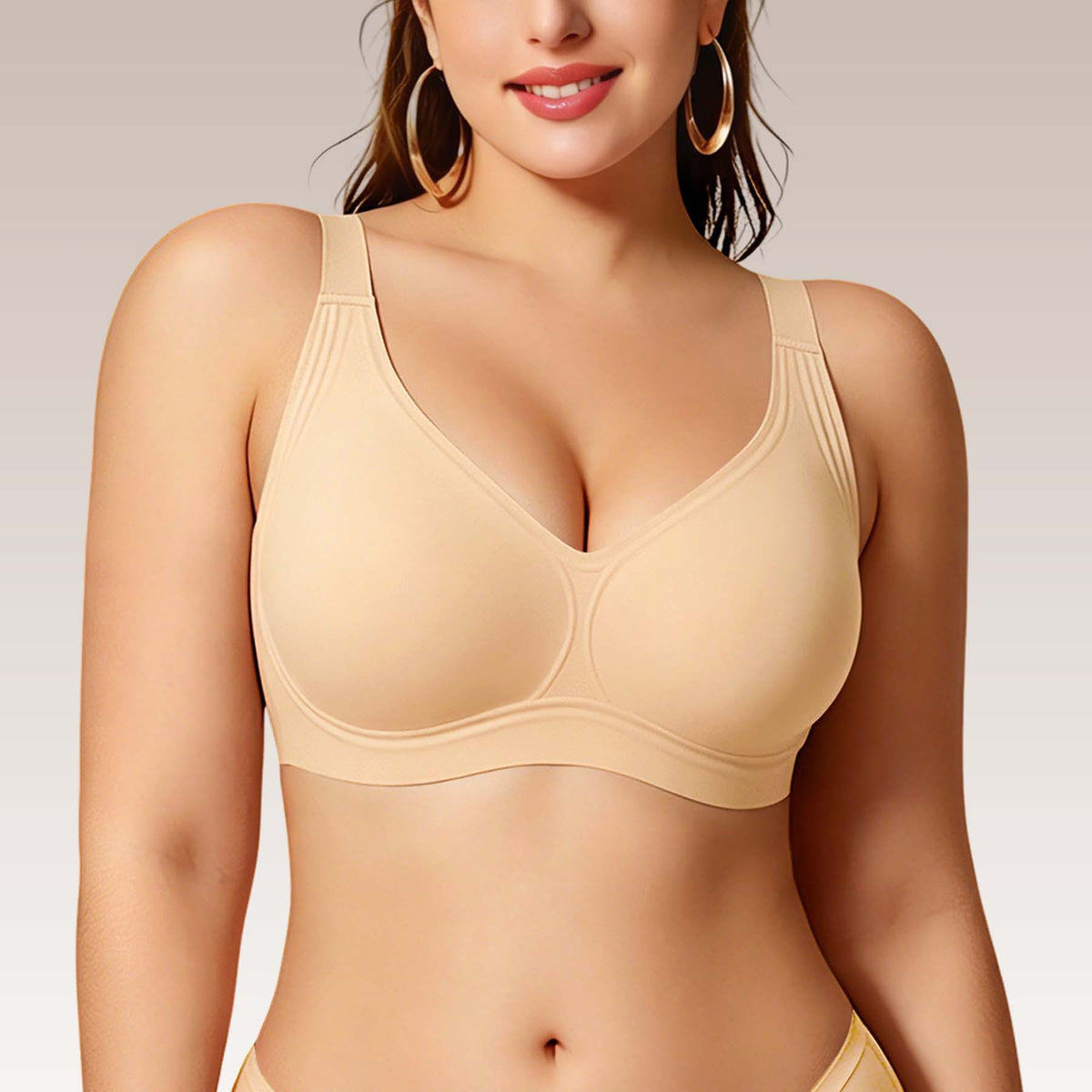Sujetador inalámbrico Belle™ con efecto realce