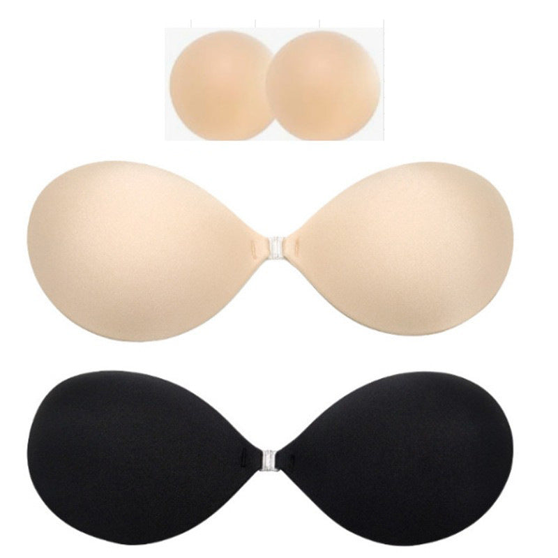 Sujetador sin tirantes push-up de silicona sin costuras