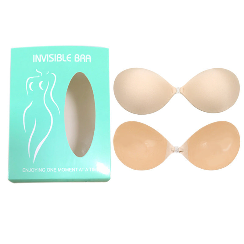Sujetador sin tirantes push-up de silicona sin costuras