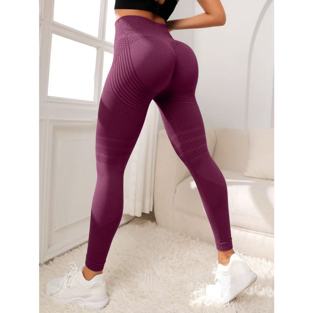 Leggings de yoga de tiro alto sin costuras