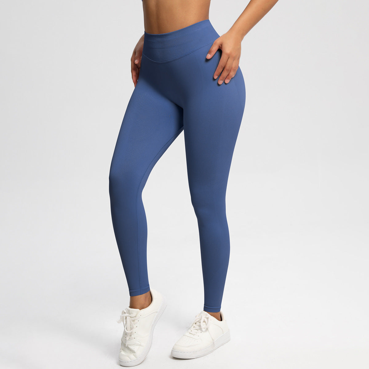 Leggings de yoga y running de talle alto sin costuras para mujer