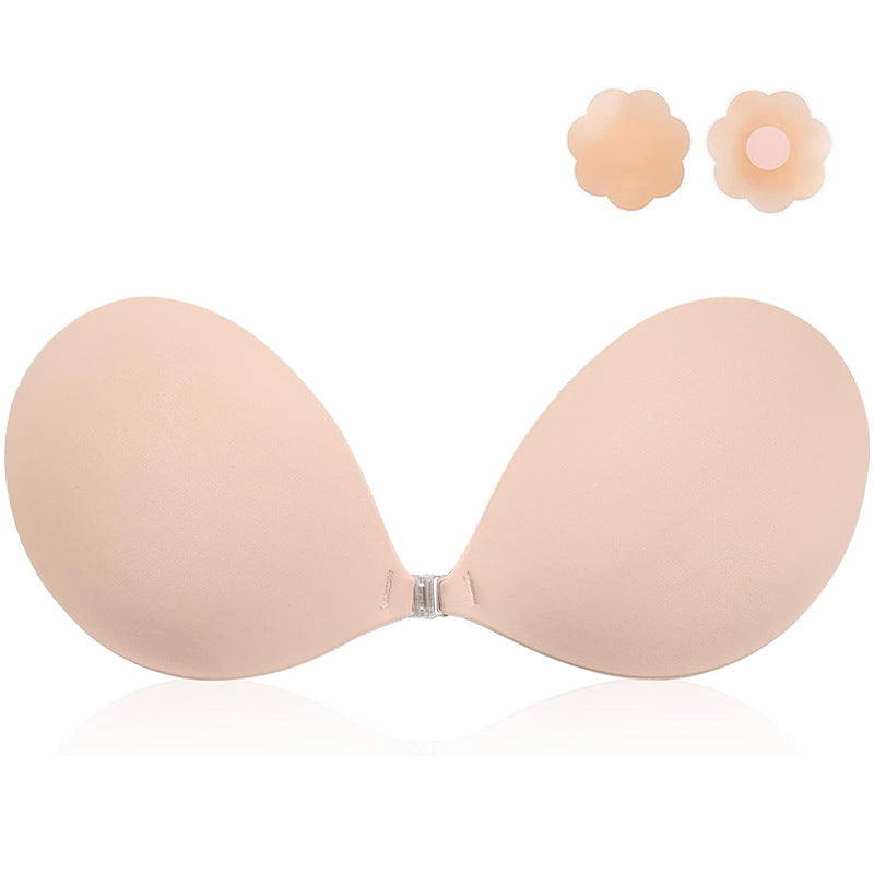 Sujetador sin tirantes push-up de silicona sin costuras
