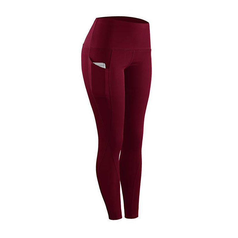 Leggings de yoga de cintura alta con bolsillos