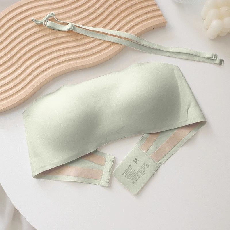 Sujetador tipo banda invisible antideslizante sin tirantes