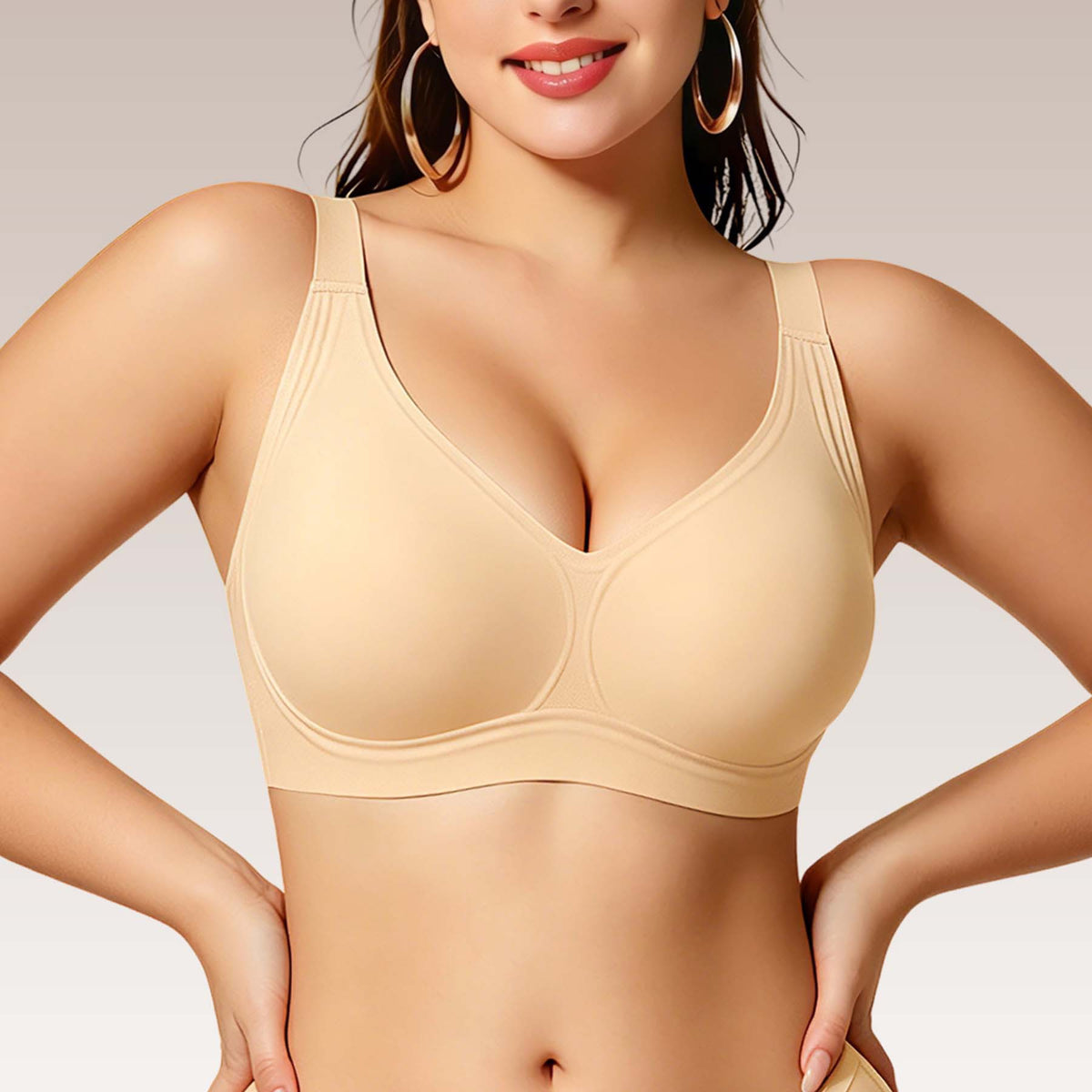 Sujetador inalámbrico Belle™ con efecto realce