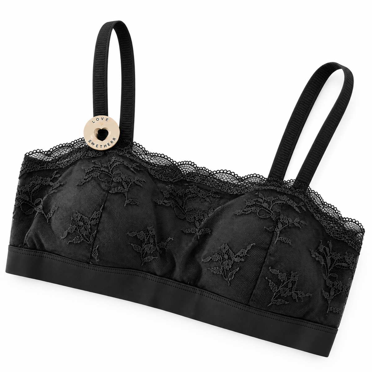 Sostén tipo strapless con realce y encaje Belle™