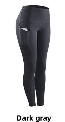 Leggings de yoga de cintura alta con bolsillos