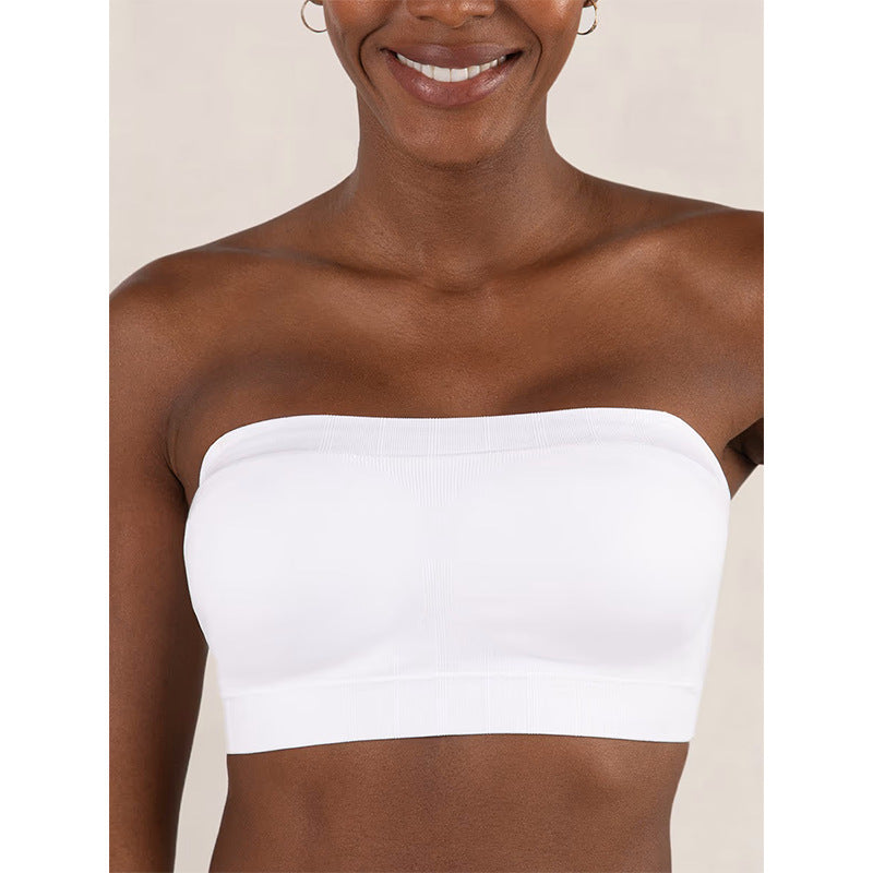 Bustier con tirantes extraíbles y copas fijas