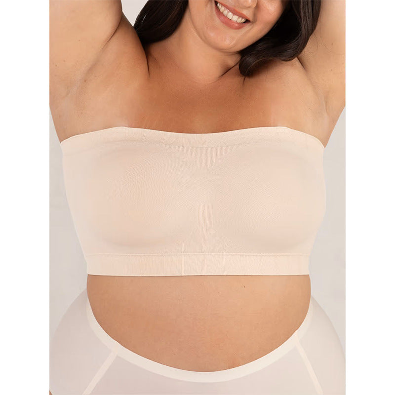 Bustier con tirantes extraíbles y copas fijas