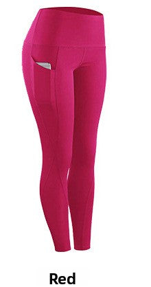 Leggings de yoga de cintura alta con bolsillos