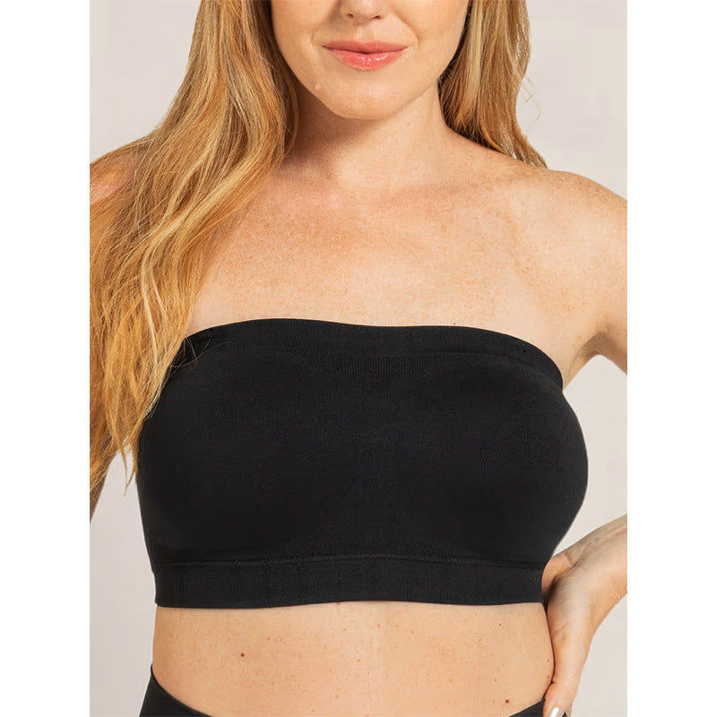 Bustier con tirantes extraíbles y copas fijas