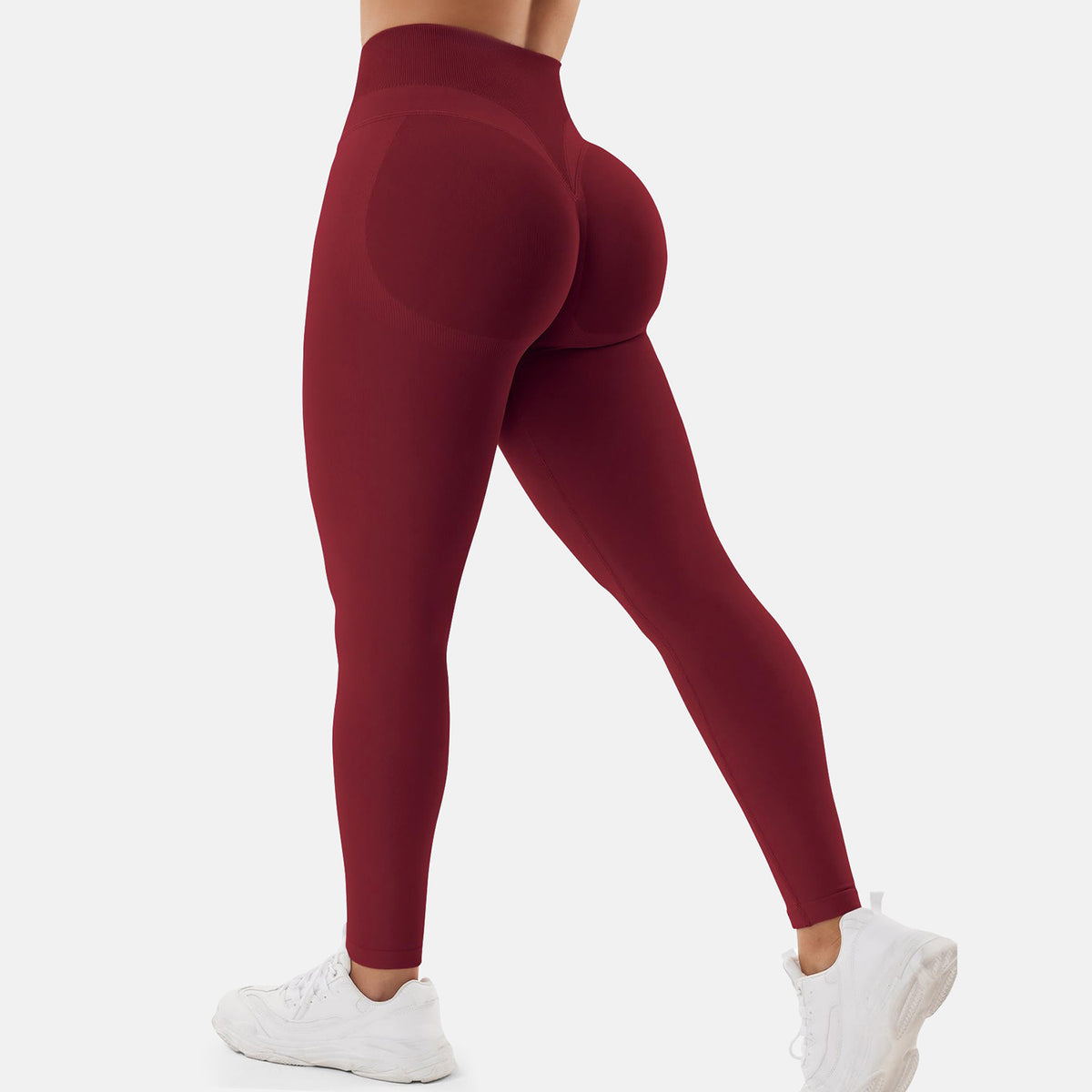 Leggings de yoga sin costuras de talle alto