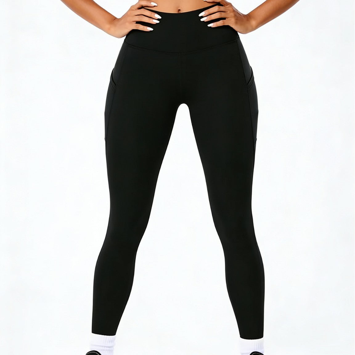 Leggings de yoga de cintura alta con bolsillos