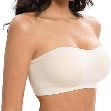 Sostén push-up sin tirantes, sin costuras y sin aros