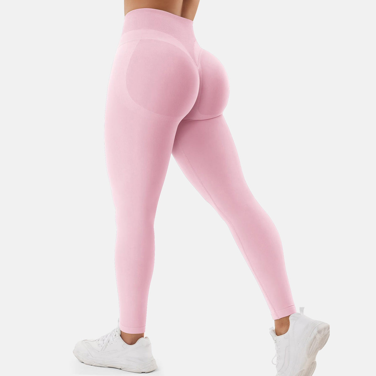 Leggings de yoga sin costuras de talle alto